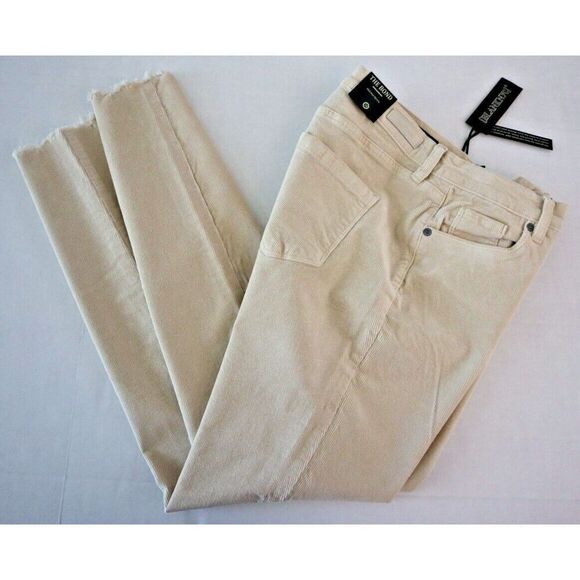 BLANKNYC Women Sz 28 Cream/Ivory The Bond Mid-Rise Skinny Ankle Corduroy Pants - Picture 10 of 10